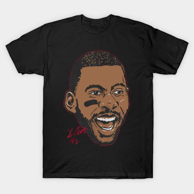 Kyle Pitts Swag Head T-Shirt by stevenmsparks